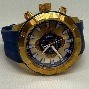 Invicta Men’s S1 Rally 18613- Blue Silicon Band- w/ Box And Papers